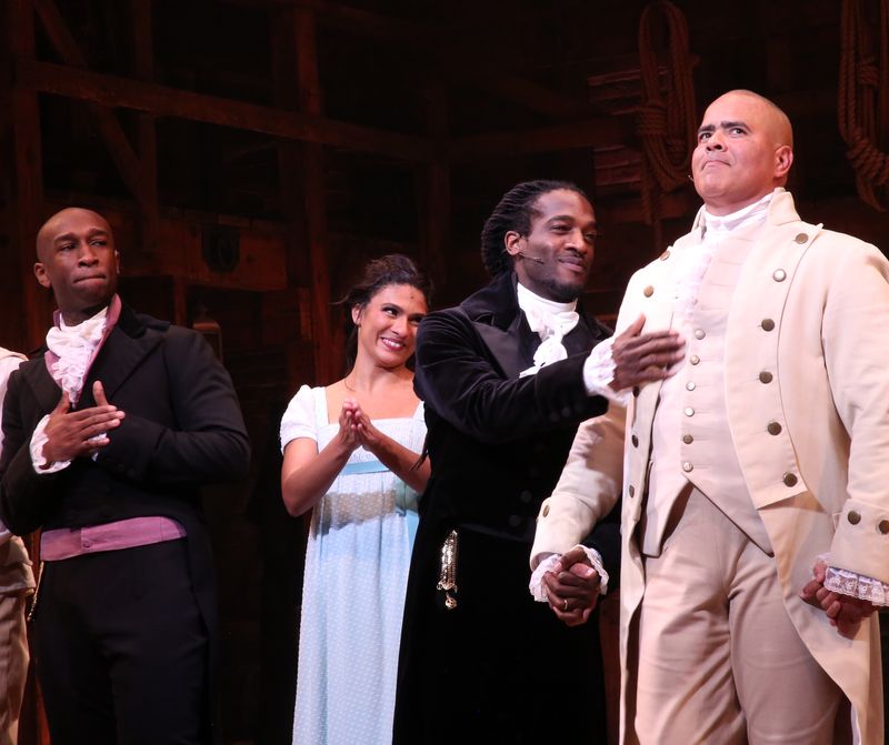 Photos: Christopher Jackson Takes First Bows in Return Engagement in HAMILTON — photo 9 of 22