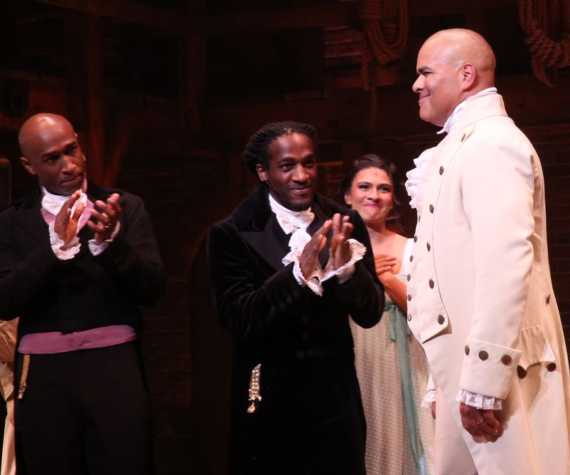 Photos: Christopher Jackson Takes First Bows in Return Engagement in HAMILTON — photo 11 of 22