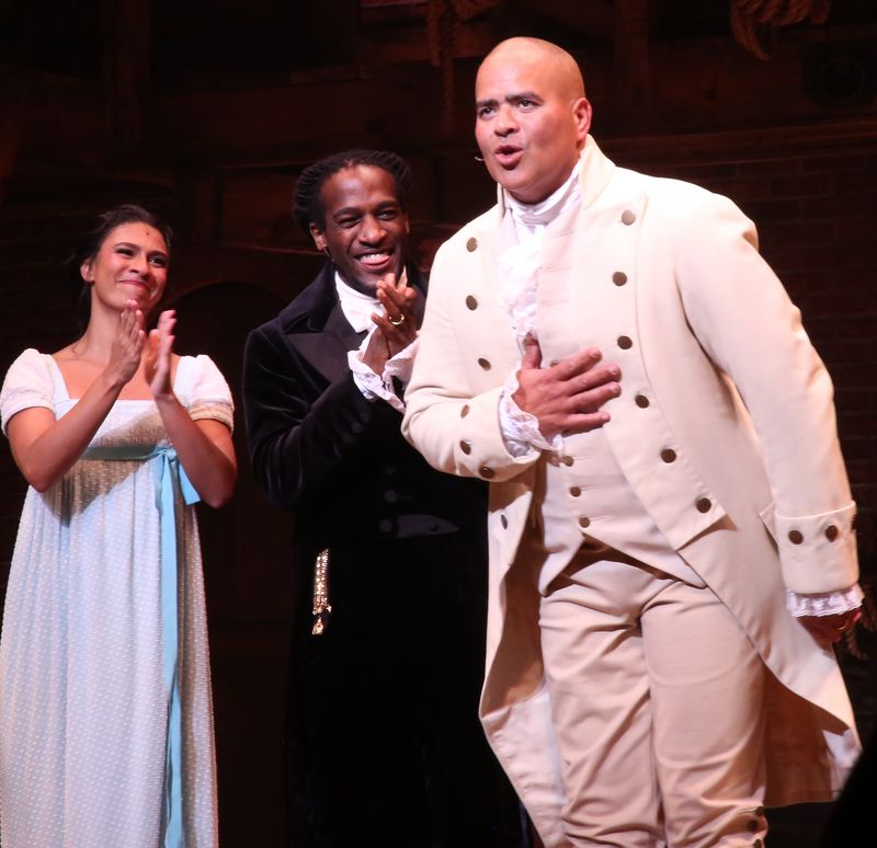 Photos: Christopher Jackson Takes First Bows in Return Engagement in HAMILTON — photo 16 of 22