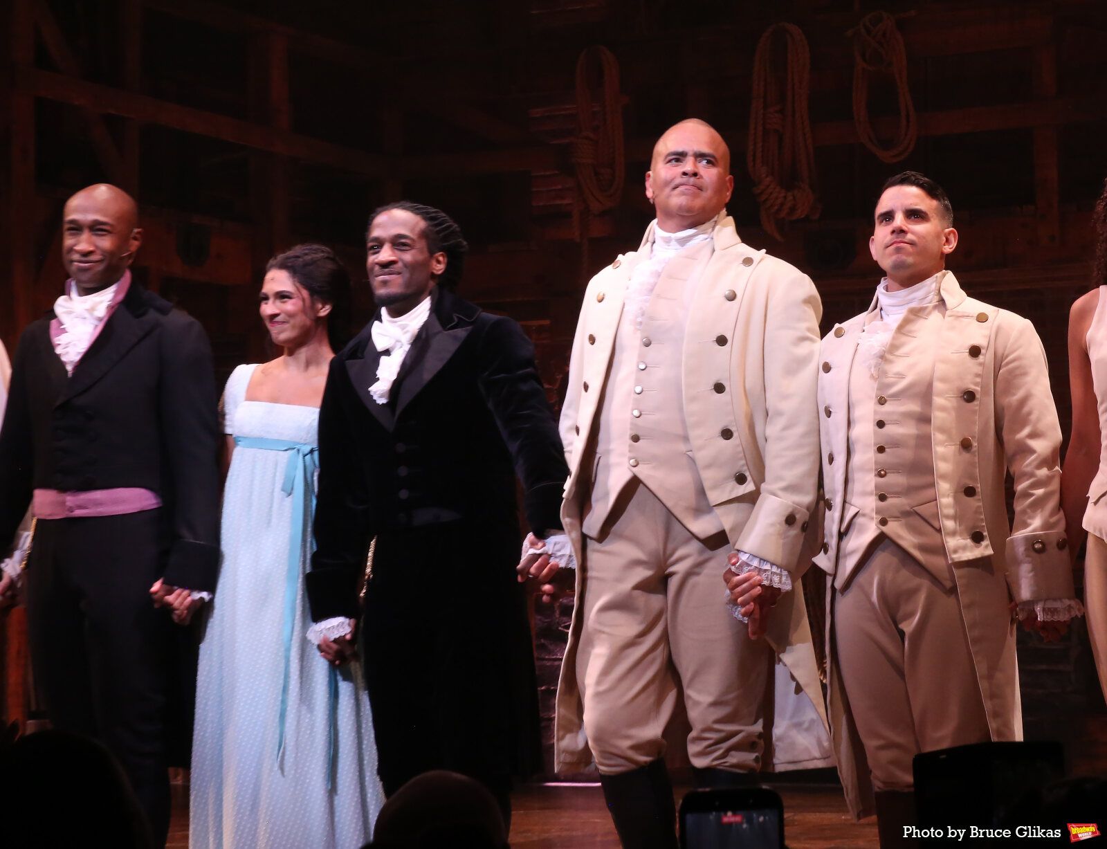 Photos: Christopher Jackson Takes First Bows in Return Engagement in HAMILTON — photo 4 of 22