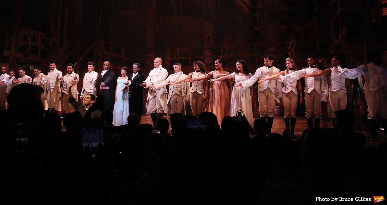 Photos: Christopher Jackson Takes First Bows in Return Engagement in HAMILTON — photo 7 of 22