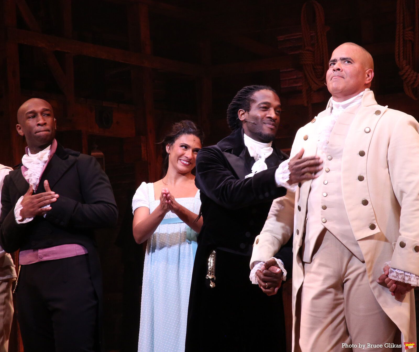 Photos: Christopher Jackson Takes First Bows in Return Engagement in HAMILTON — photo 9 of 22