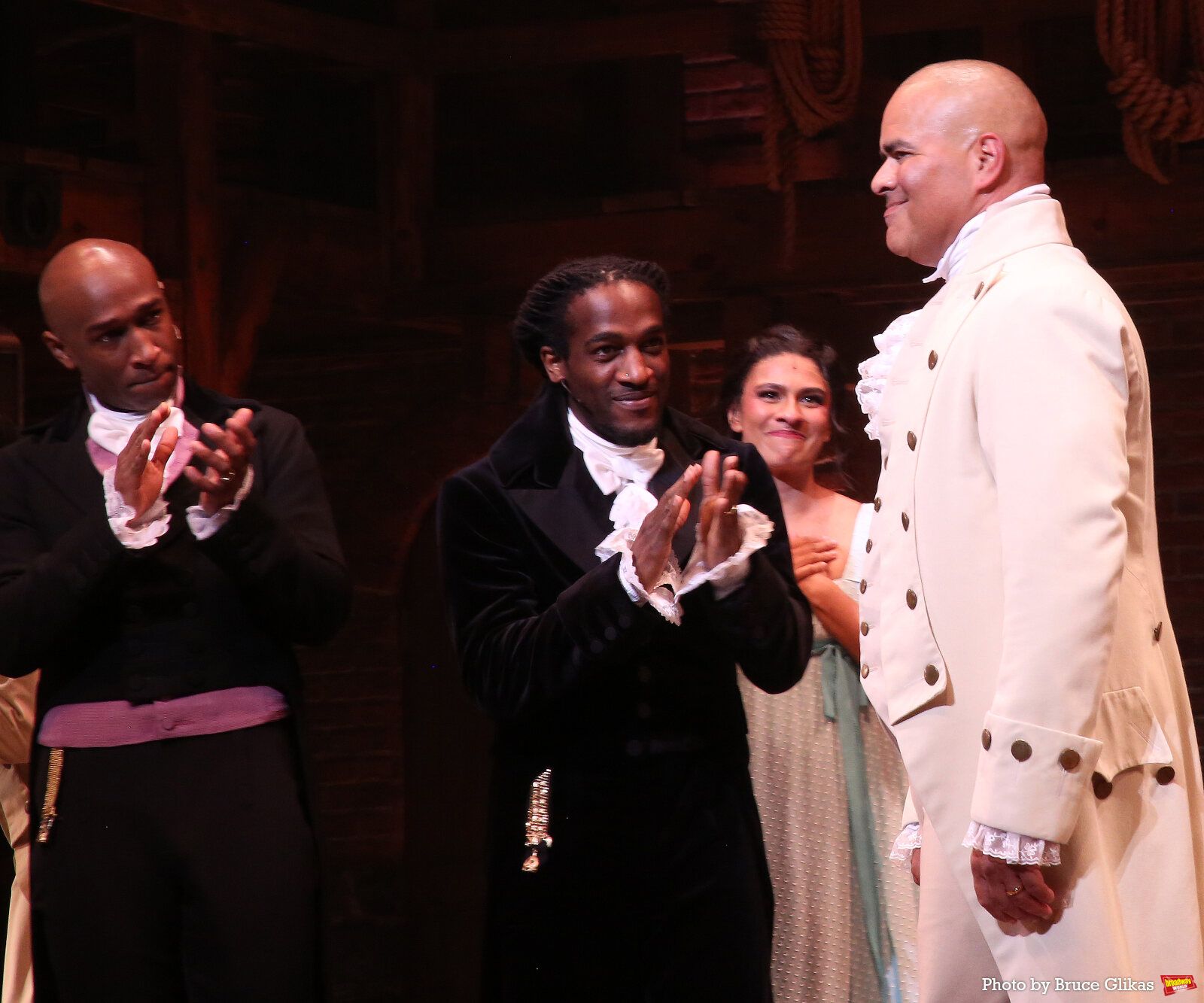 Photos: Christopher Jackson Takes First Bows in Return Engagement in HAMILTON — photo 11 of 22
