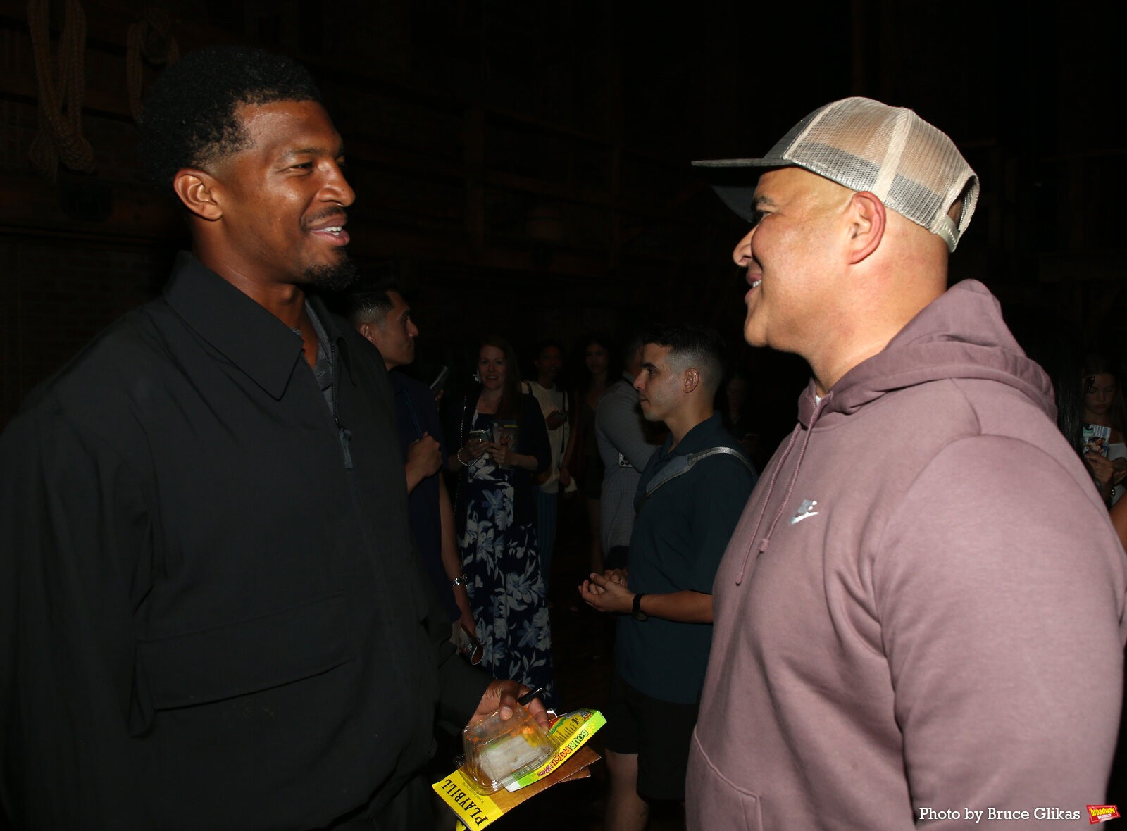Photos: NY Giants Quarterback Jameis Winston Visits HAMILTON — photo 16 of 20