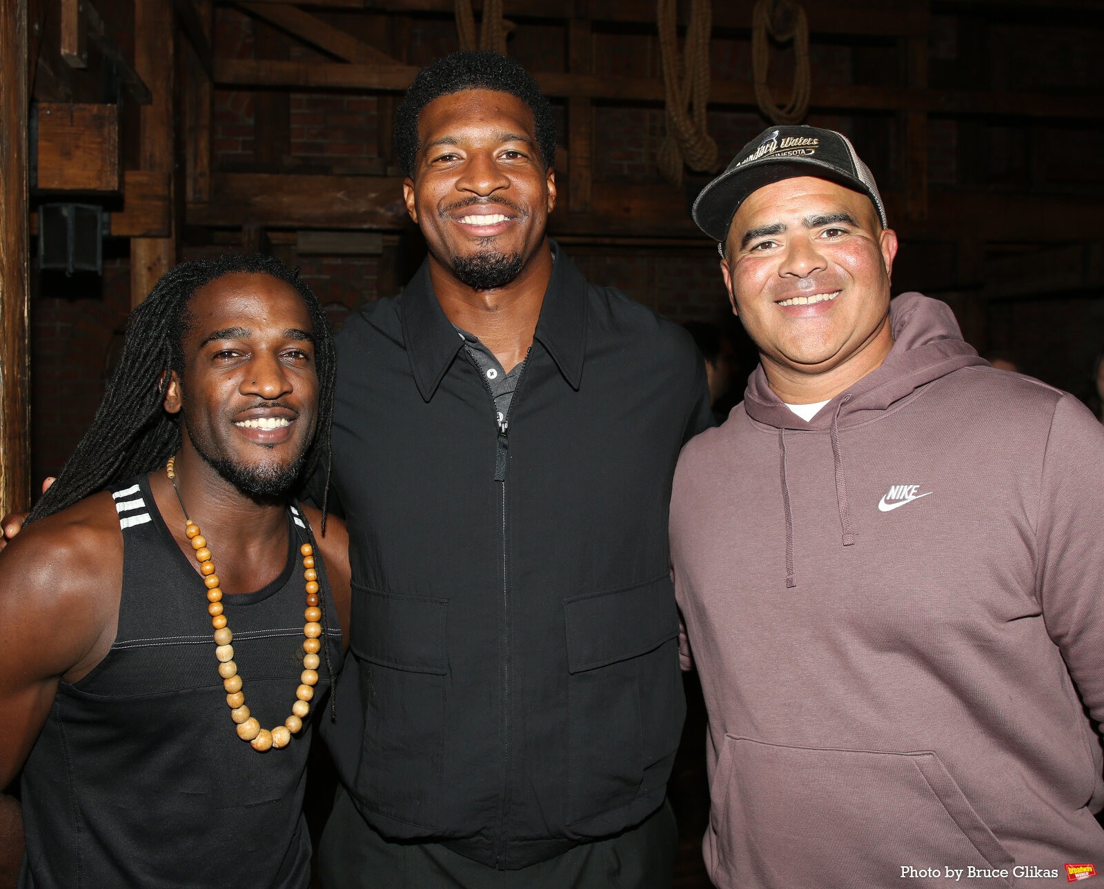 Photos: NY Giants Quarterback Jameis Winston Visits HAMILTON — photo 14 of 20