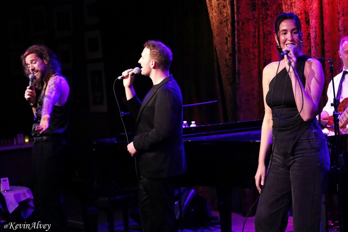 Felix Hagan, Jacob Khalil, Ava Locknar at Photos: OPERATION MINCEMEAT Co-Creator Felix Hagan In Concert At Birdland