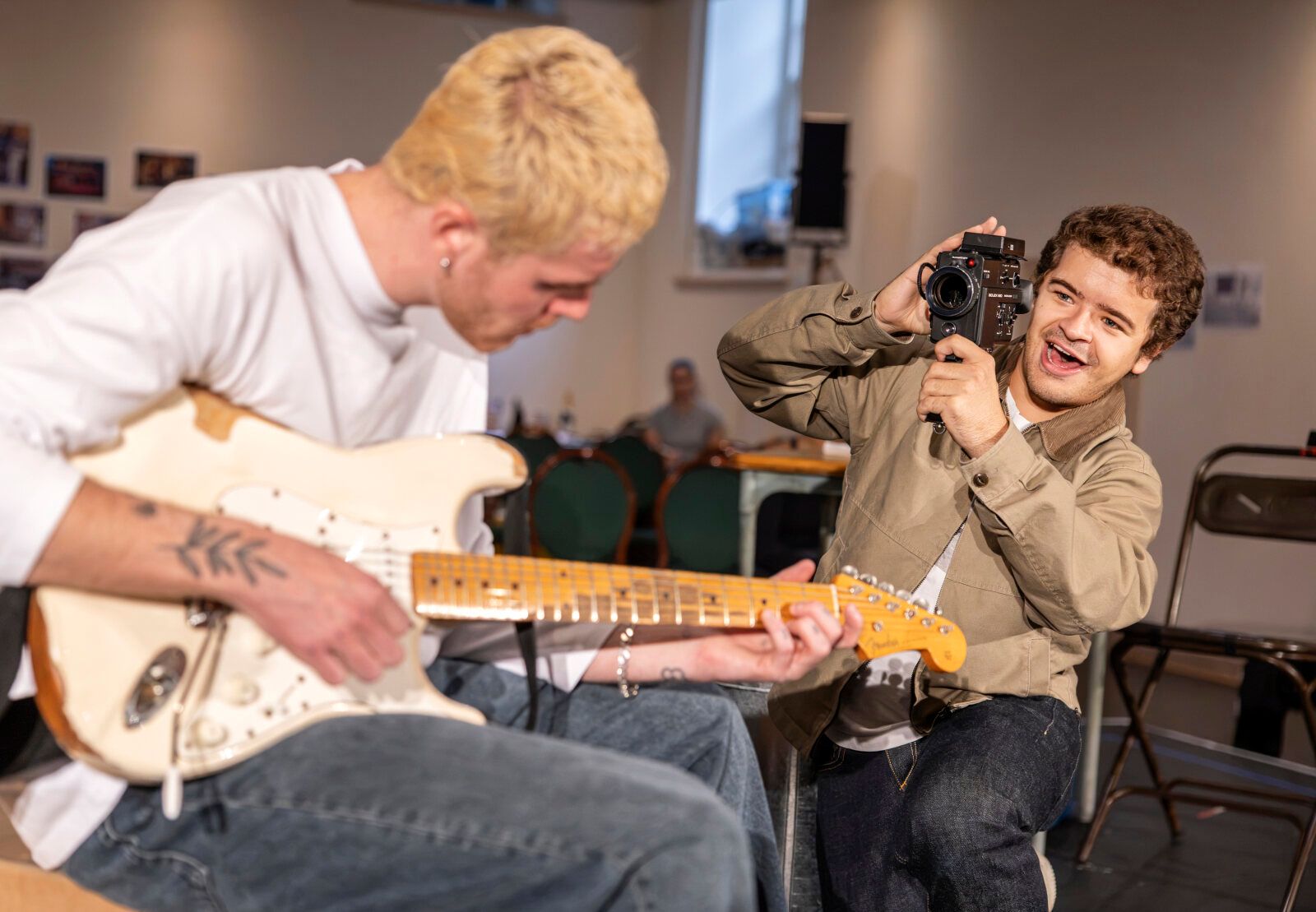 Photos: Gaten Matarazzo, Travis Ross, and More in Rehearsal For RENT in London — photo 1 of 35