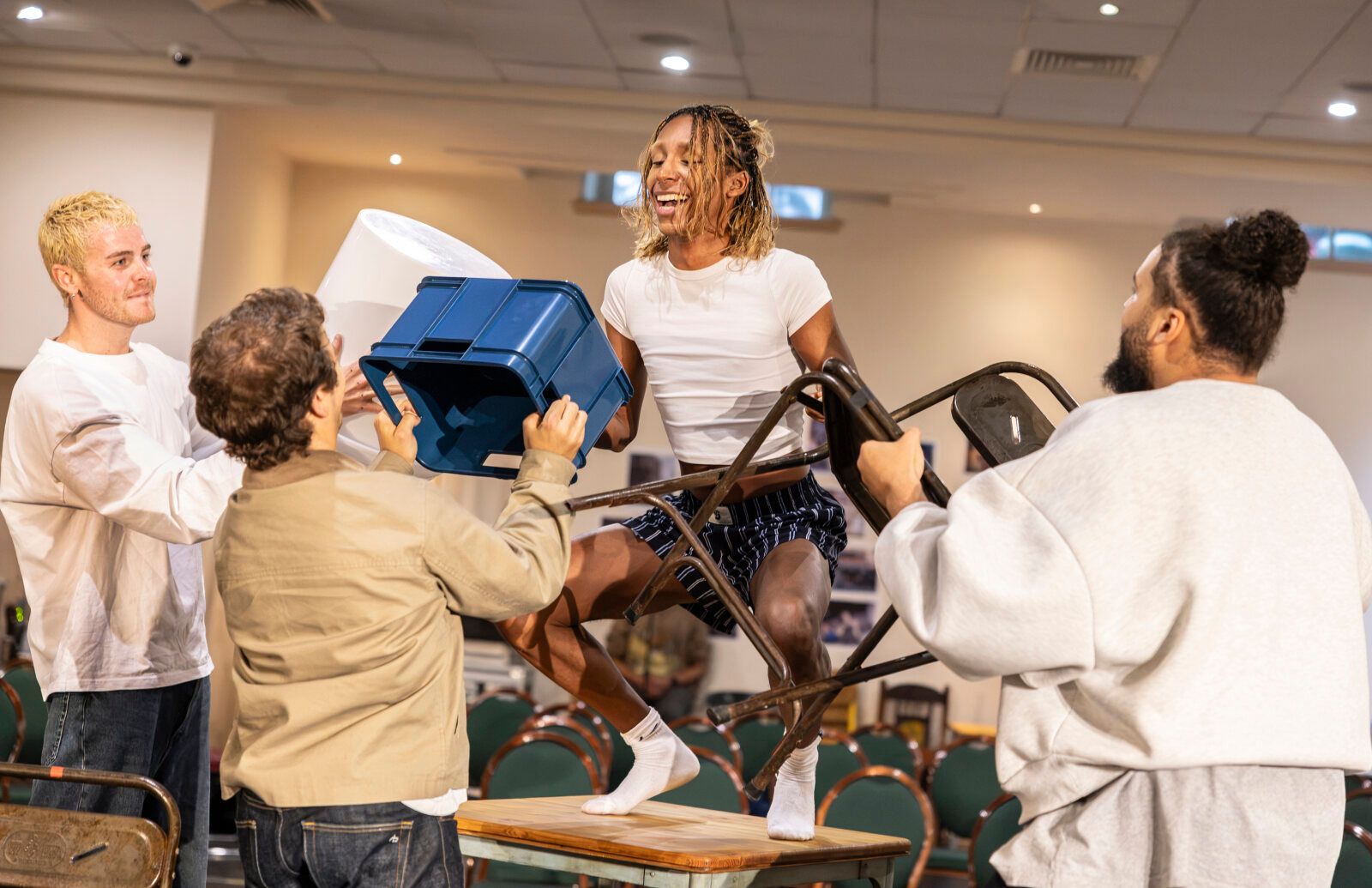 Photos: Gaten Matarazzo, Travis Ross, and More in Rehearsal For RENT in London — photo 25 of 35