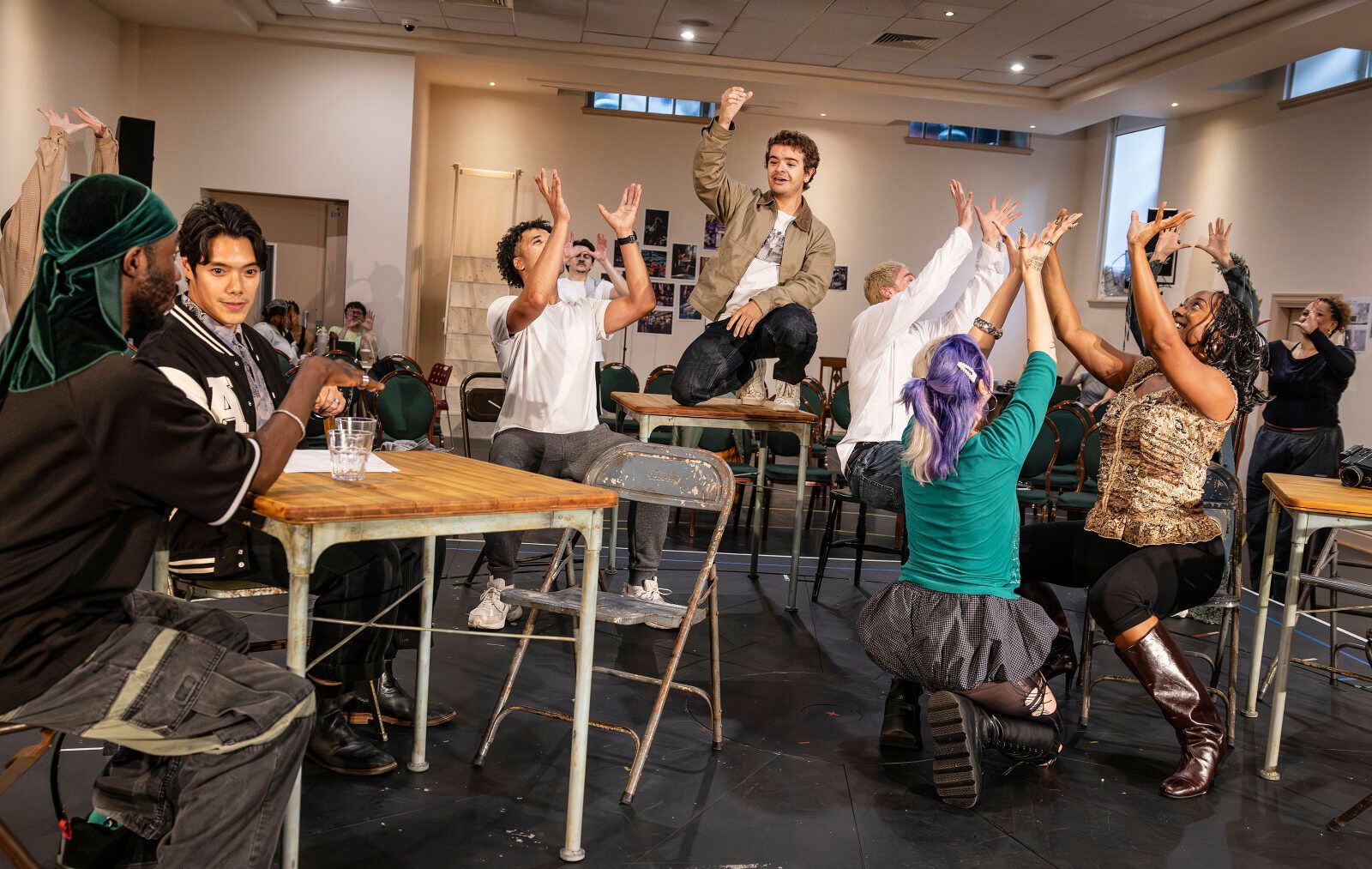Photos: Gaten Matarazzo, Travis Ross, and More in Rehearsal For RENT in London — photo 3 of 35