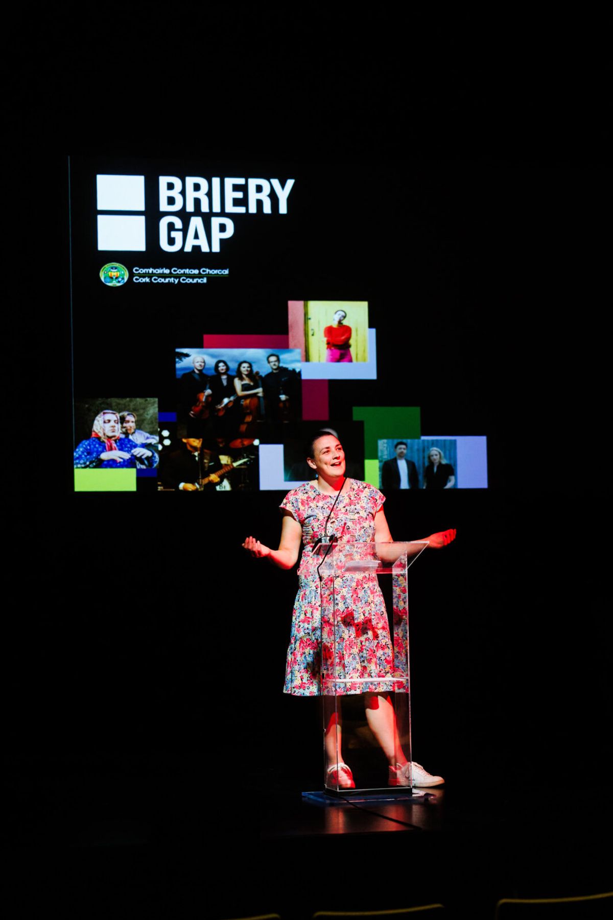 REPRO FREE 09/09/26

Pictured: Councillor Gobnait Moynihan speaking at Briery Gap's 2026 Autumn Programme Launch, Macroom. With new Director Pat Carey at the helm, Briery Gap has launched its 2026/27 Autumn and Winter Season, its most wide-ranging programme since reopening. The programme spans comedy and drama, folk, traditional and classical music, Irish country, tribute nights, conversation, film, a magician, and of course, the annual Christmas pantomime! https://www.brierygap.ie/
Photographer: John Beasley at Photos: Briery Gap in Macroom Celebrates Launch of 2026/27 Autumn and Winter Season