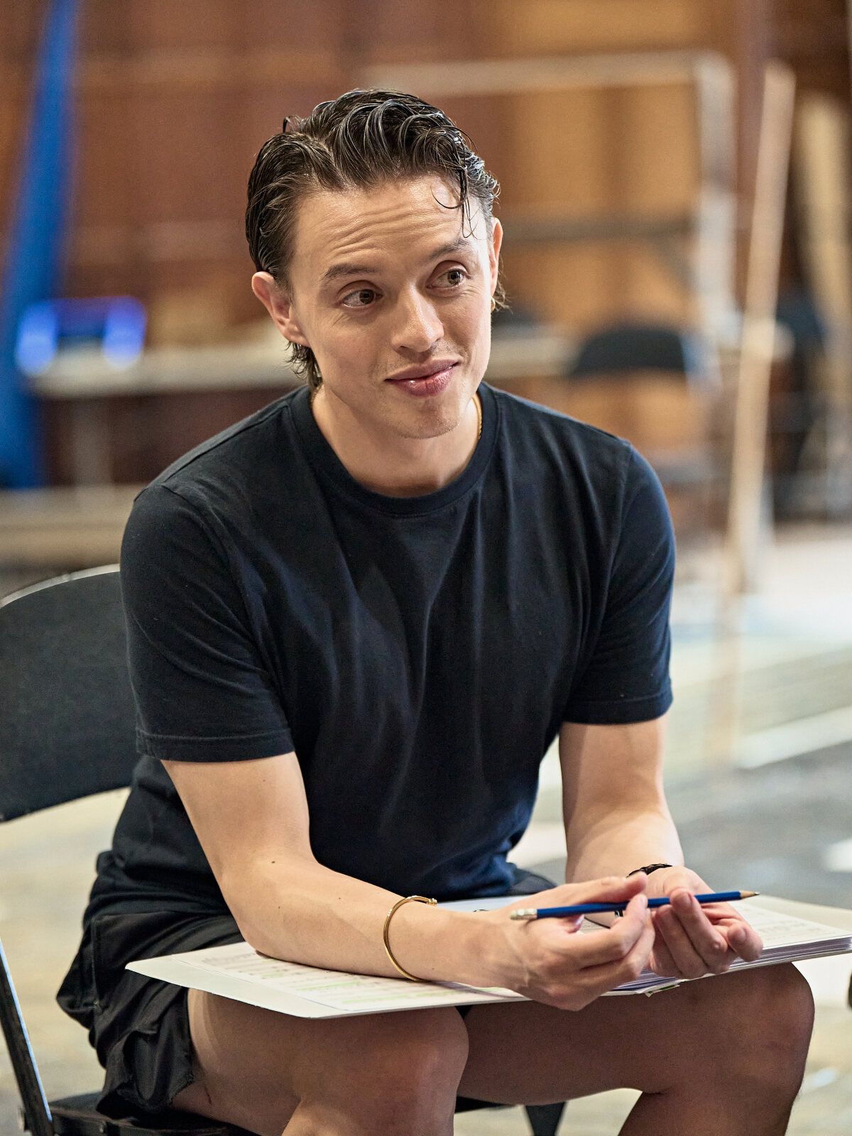 Colin Ryan at Photos: MARTIN GUERRE In Rehearsal at The Old Vic
