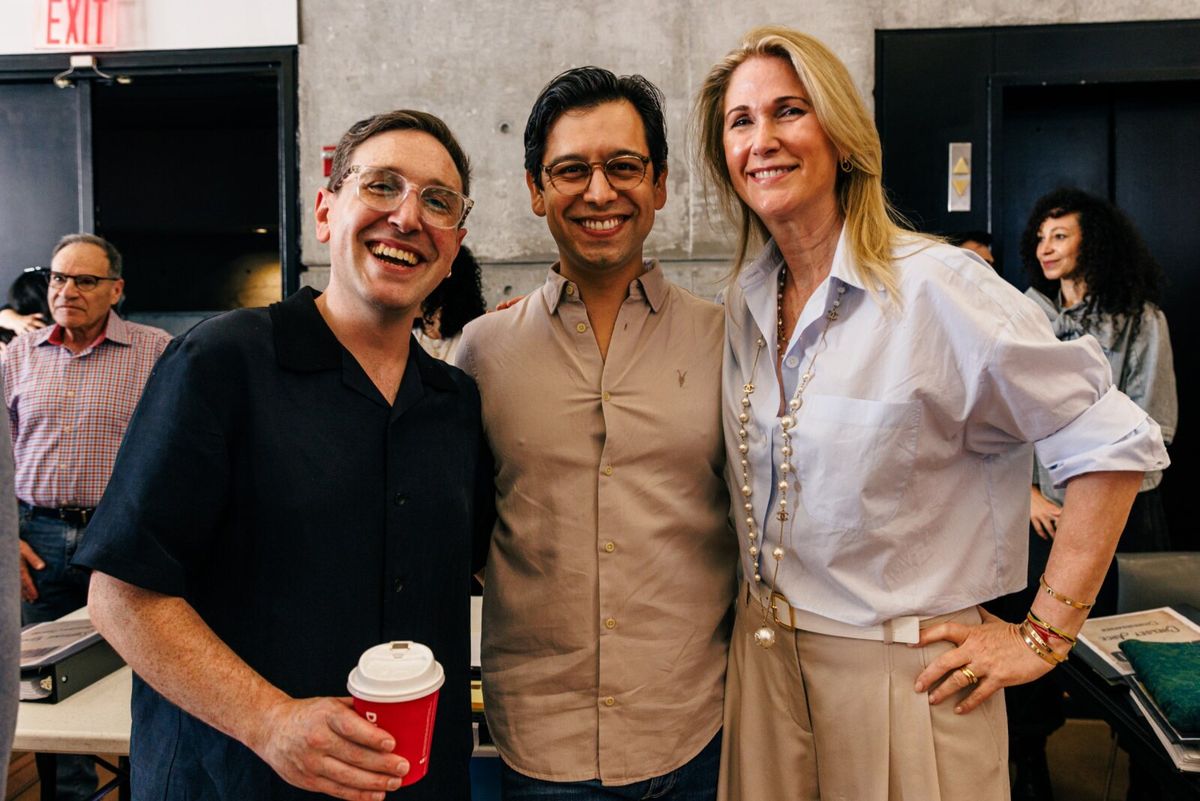 Ben Holtzman, Sammy Lopez, Fiona Howe Rudin at Photos: Inside Rehearsals with the Company of WANTED