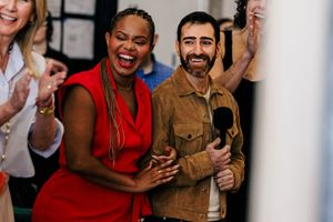 Fiona Howe Rudin, Angelica Chéri and Ross Baum @ BroadwayWorld Fiona Howe Rudin, Angelica Chéri and Ross Baum Photo
