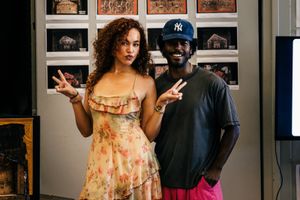 Solea Pfeiffer and Luke James @ BroadwayWorld Solea Pfeiffer and Luke James Photo