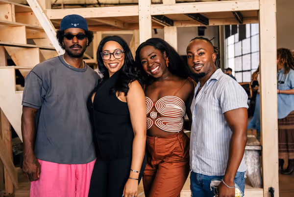 Luke James, Danielle Summons, Awa Sal Secka and Wesley J. Barnes Photo