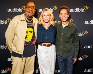 Kenya Barris, Chelsea Handler, and Malcolm Gladwell @ BroadwayWorld Kenya Barris, Chelsea Handler, and Malcolm Gladwell Photo