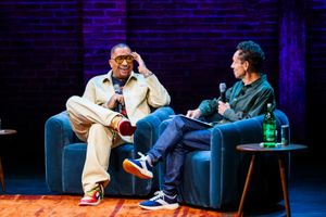 Kenya Barris and Malcolm Gladwell @ BroadwayWorld Kenya Barris and Malcolm Gladwell Photo