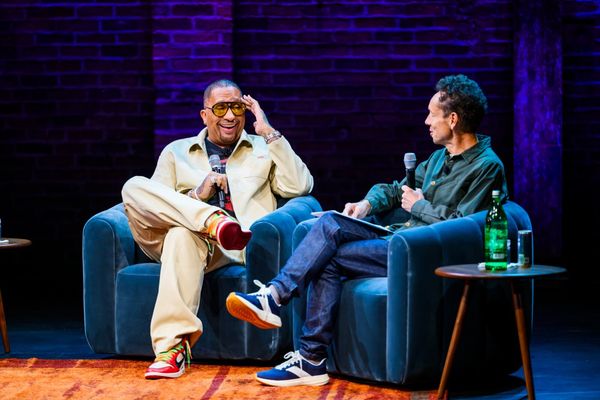 Kenya Barris and Malcolm Gladwell Photo