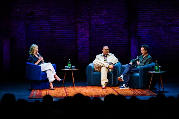 Chelsea Handler, Kenya Barris and Malcolm Gladwell Photo