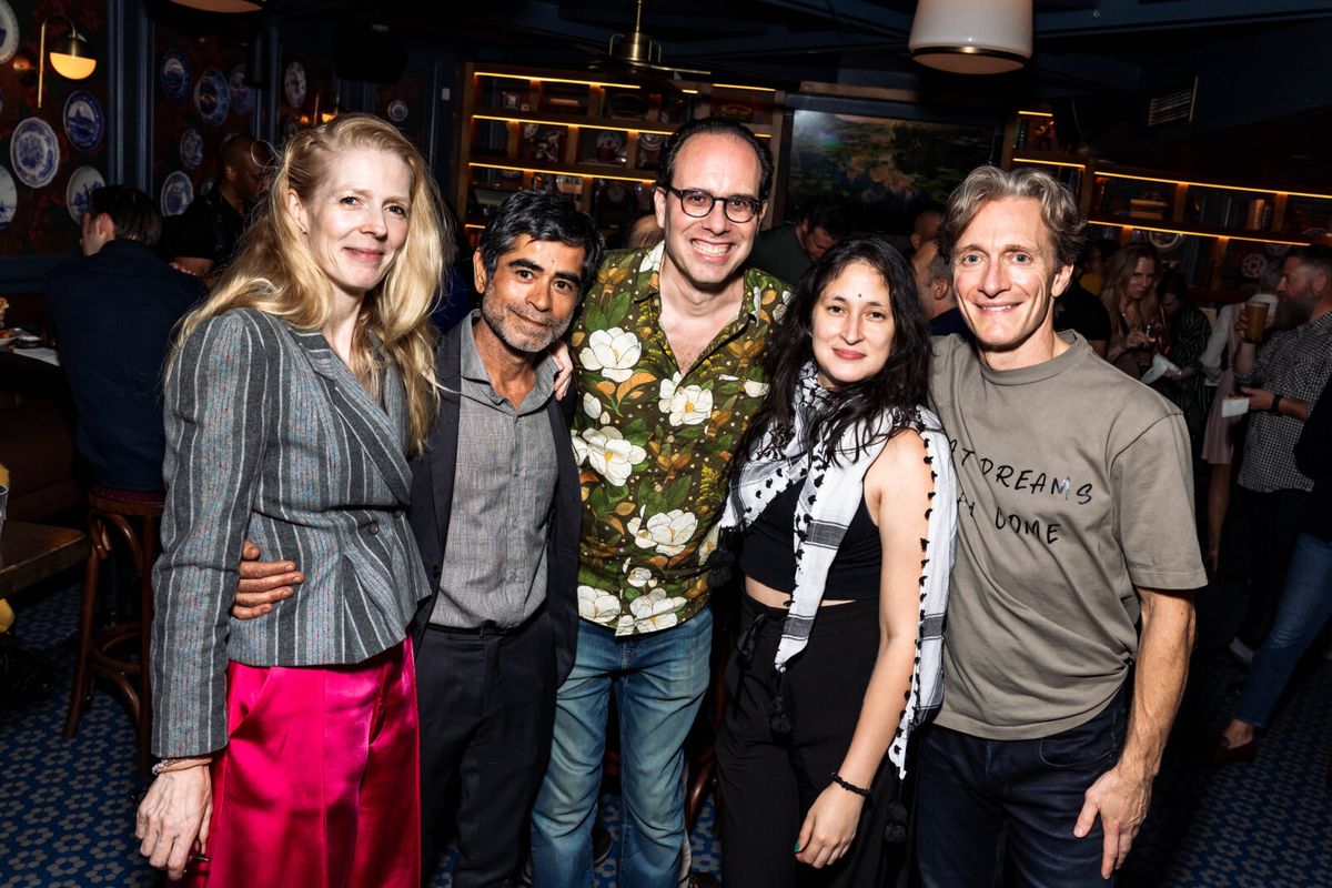 Sybille Bruun, Amit Gajwani, Marlon Feld, Maryam Sweirki and Damon Horowitz at Photos: BECOMING HAMLET Celebrates Opening Night Off-Broadway