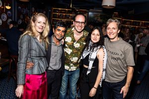 Sybille Bruun, Amit Gajwani, Marlon Feld, Maryam Sweirki and Damon Horowitz @ BroadwayWorld Sybille Bruun, Amit Gajwani, Marlon Feld, Maryam Sweirki and Damon Horowitz Photo