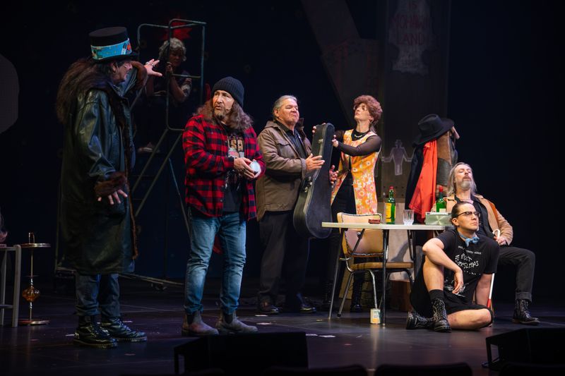 Beautiful Scars. Set by Jay Havens; Costumes by Yolonda Skelton; Lighting by Logan Raju Cracknell  (National Arts Centre) © Craig Conoley