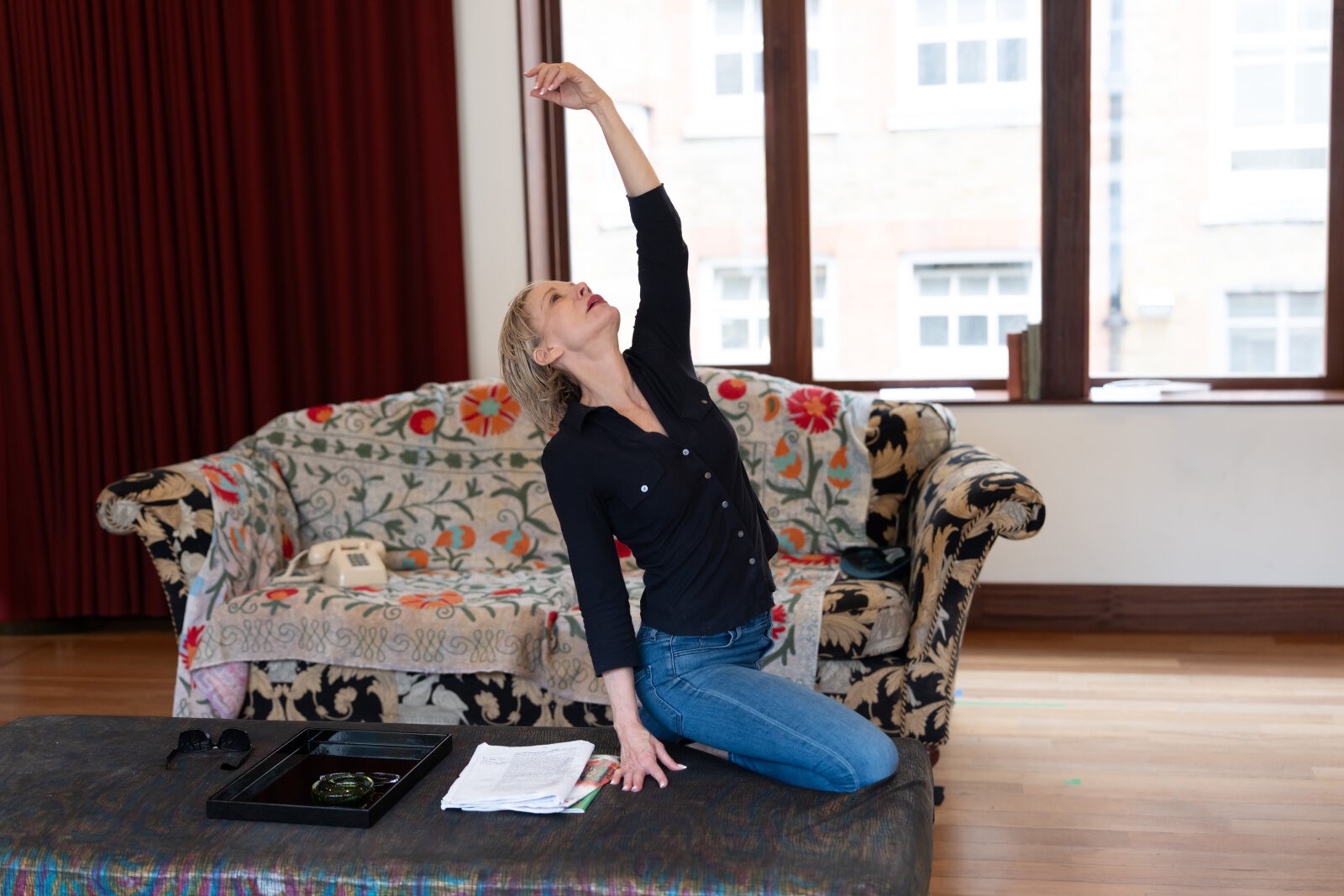 Photos: Jesse Tyler Ferguson and Charlotte d’Amboise in Rehearsal For TRU — photo 1 of 8