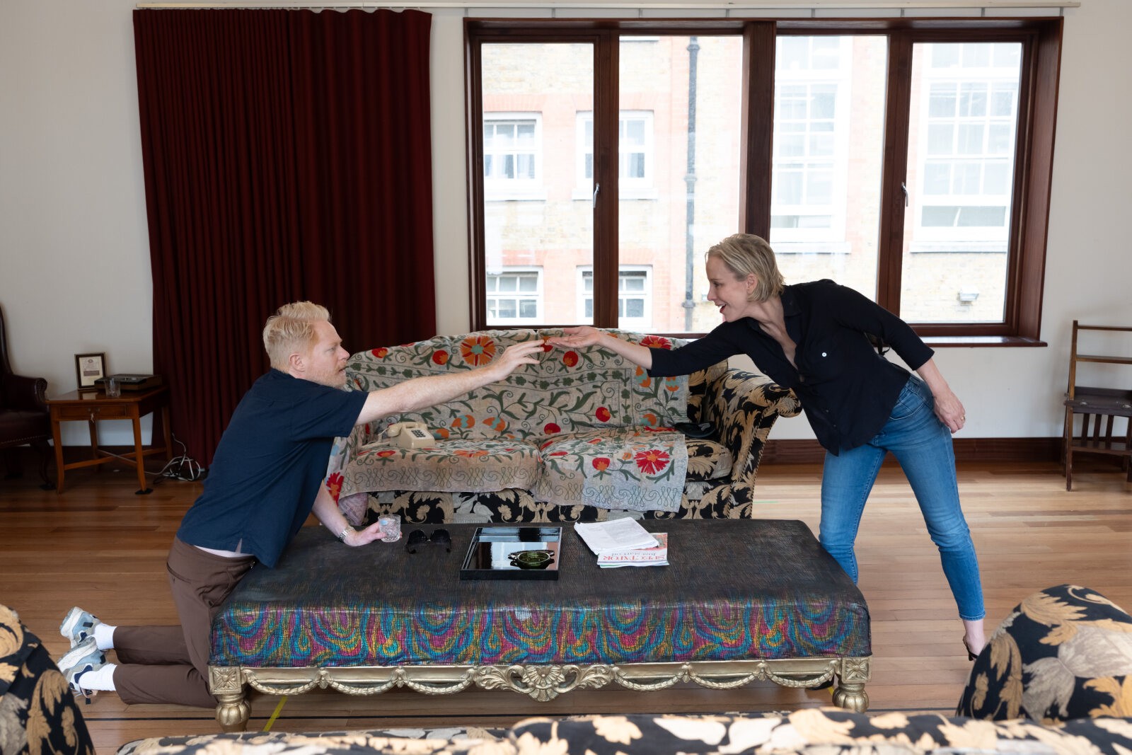 Photos: Jesse Tyler Ferguson and Charlotte d’Amboise in Rehearsal For TRU — photo 8 of 8