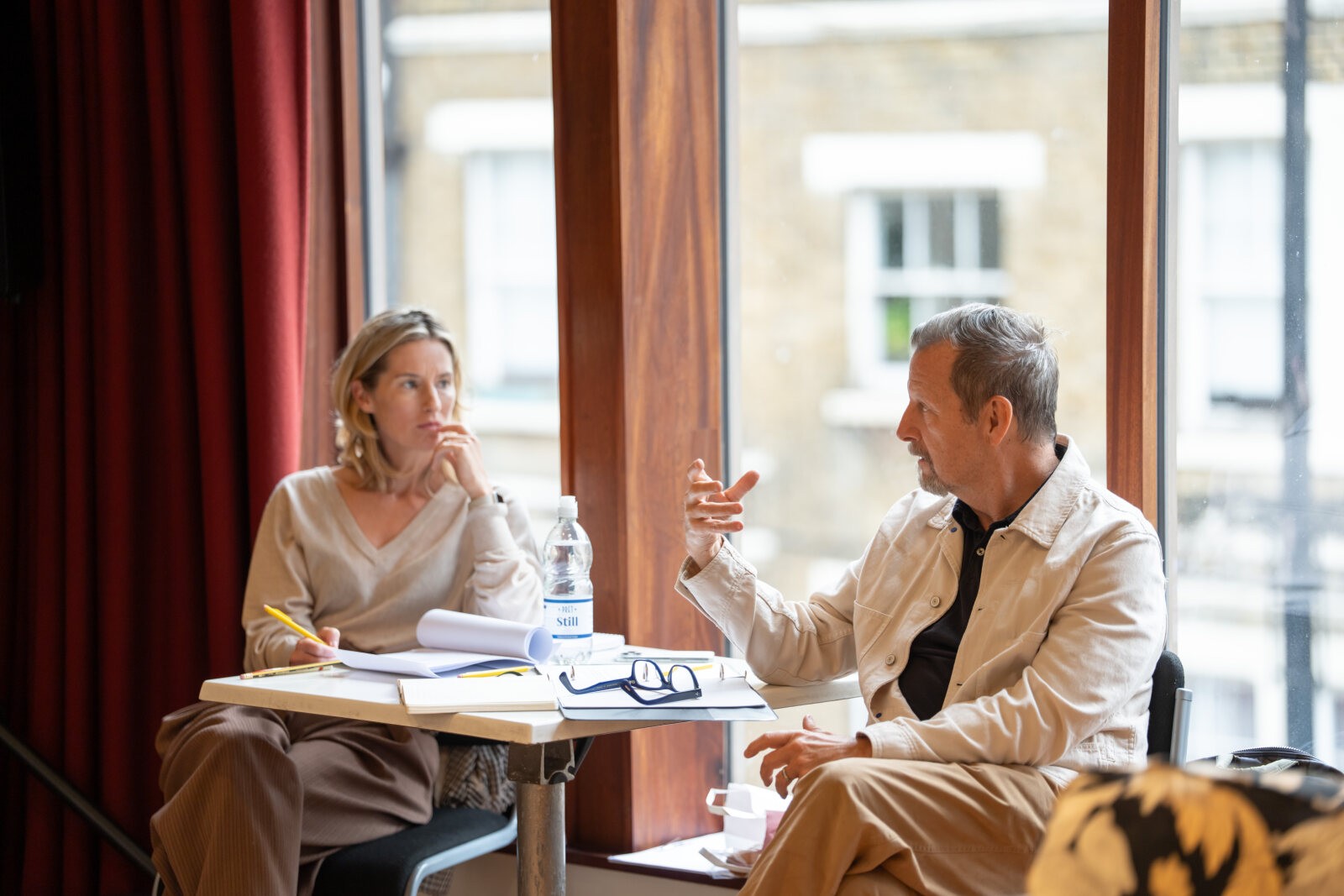 Photos: Jesse Tyler Ferguson and Charlotte d’Amboise in Rehearsal For TRU — photo 6 of 8