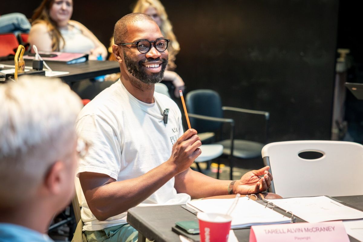 Tarell Alvin Mccraney at Photos: Inside Rehearsals for MS. BLAKK FOR PRESIDENT Off-Broadway