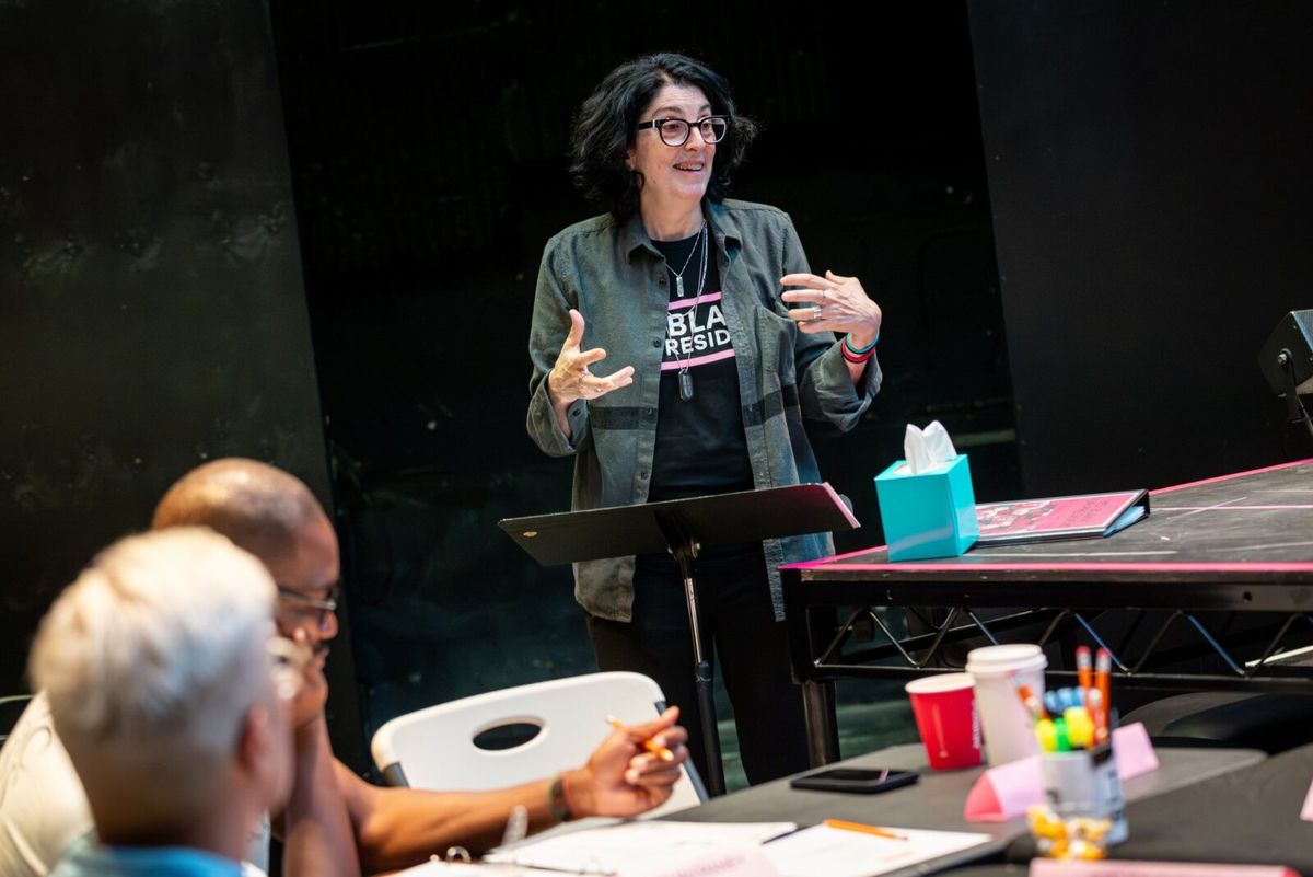 Tina Landau at Photos: Inside Rehearsals for MS. BLAKK FOR PRESIDENT Off-Broadway