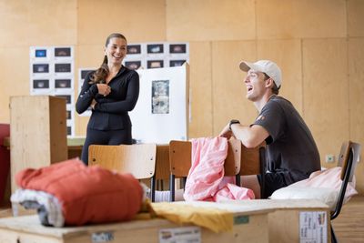 Danielle Rose (Lorraine Baines), Axel Duffy (Marty McFly) Photo