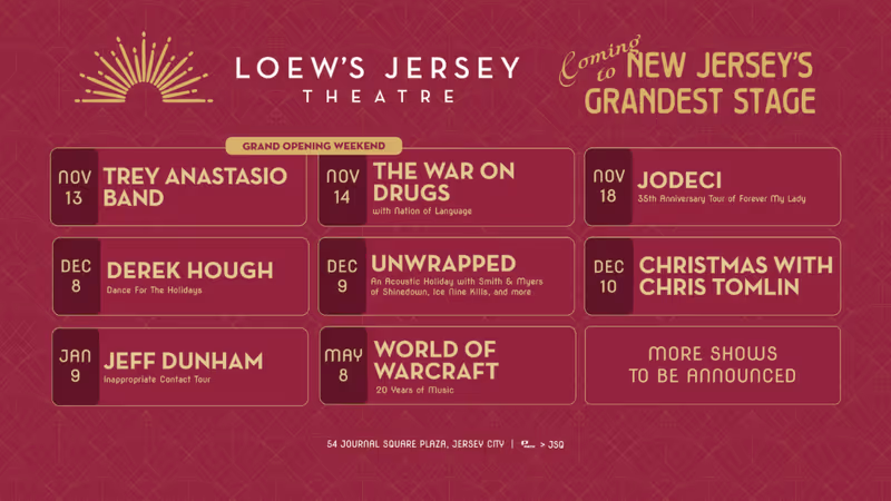 Photos: TREY ANASTASIO BAND to Headline Loew's Jersey Theatre Re-Opening — photo 4 of 4