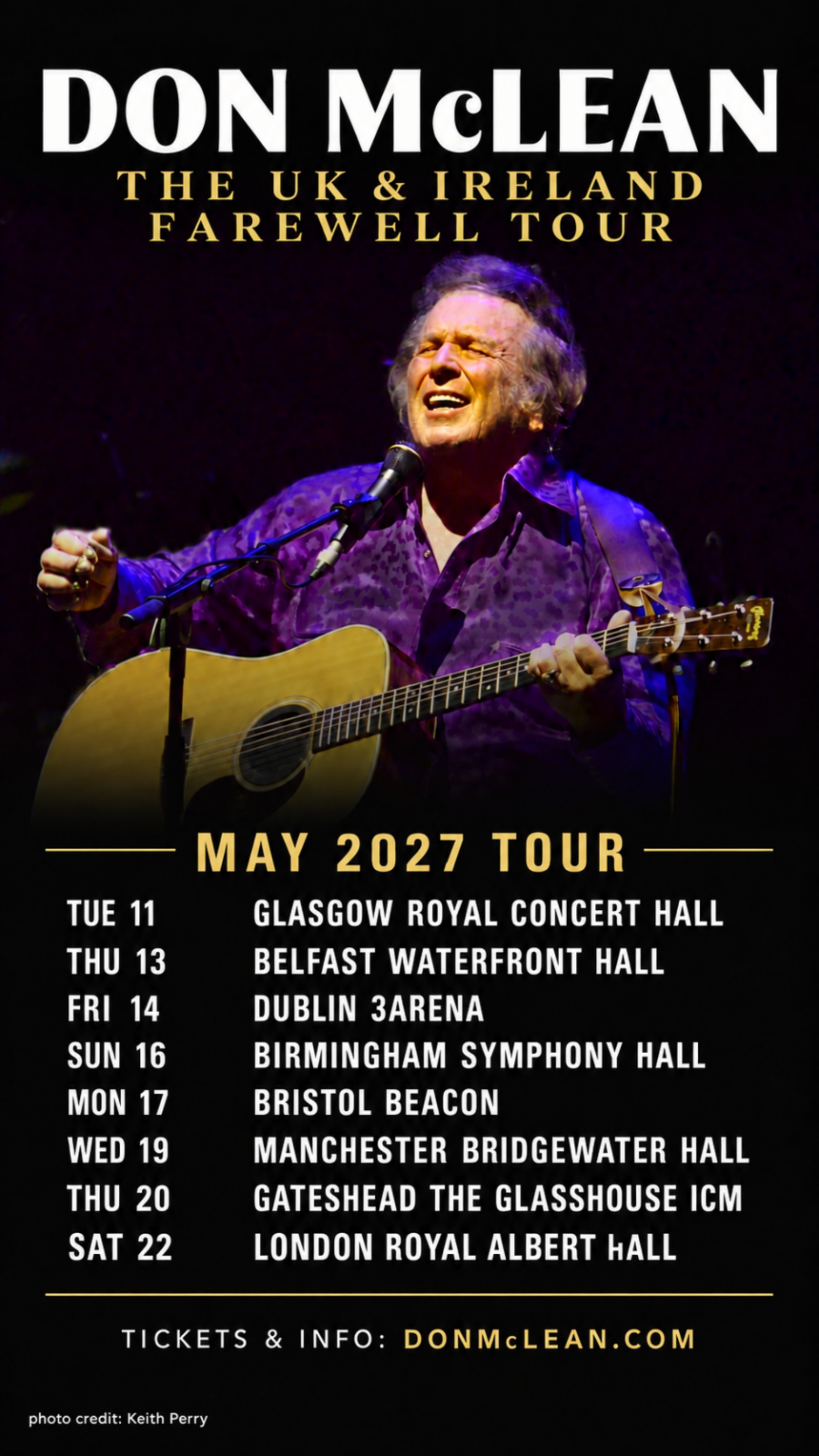 Photos: Don McLean to Play UK & Ireland Farewell Tour — photo 2 of 3