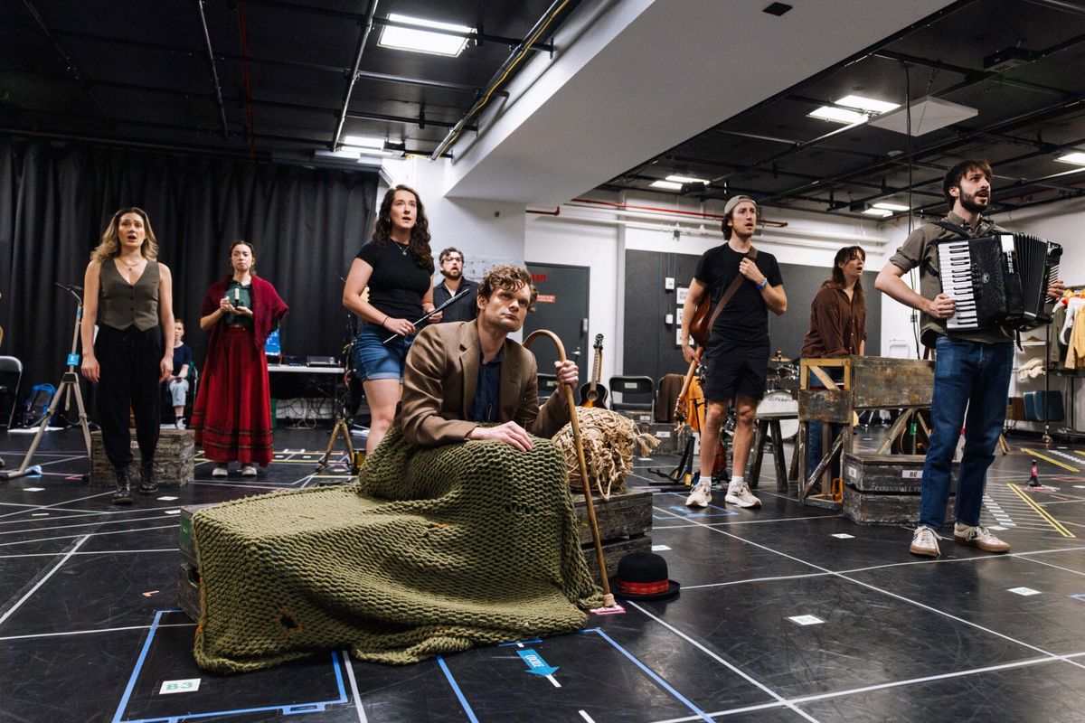 Andrew Durand and the company at Photos: THE CURIOUS CASE OF BENJAMIN BUTTON in Rehearsal