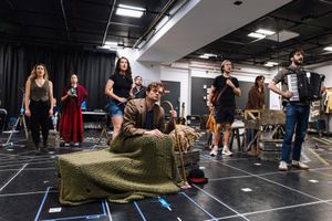 Andrew Durand and the company @ BroadwayWorld Andrew Durand and the company Photo