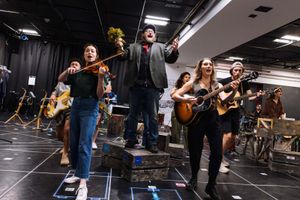 Brandon J. Ellis (center) and the company @ BroadwayWorld Brandon J. Ellis (center) and the company Photo