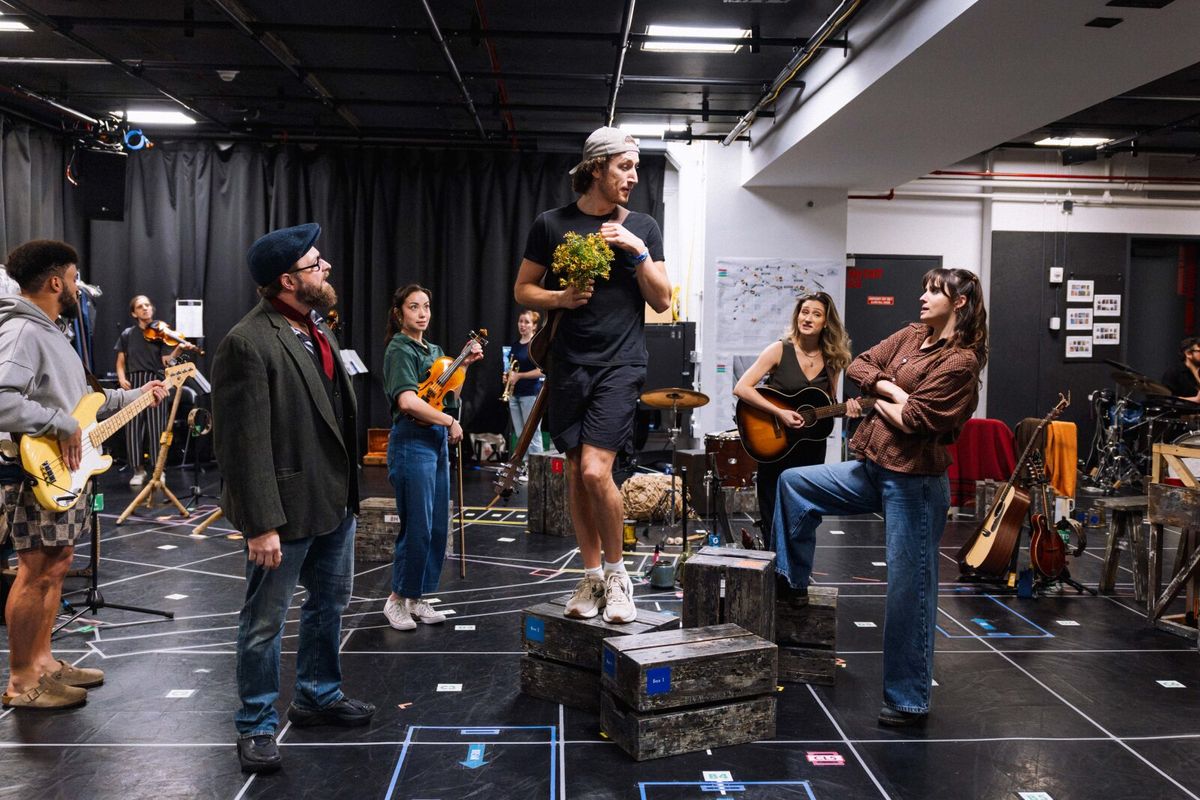 Trevor Lindley Craft (center) and the company at Photos: THE CURIOUS CASE OF BENJAMIN BUTTON in Rehearsal