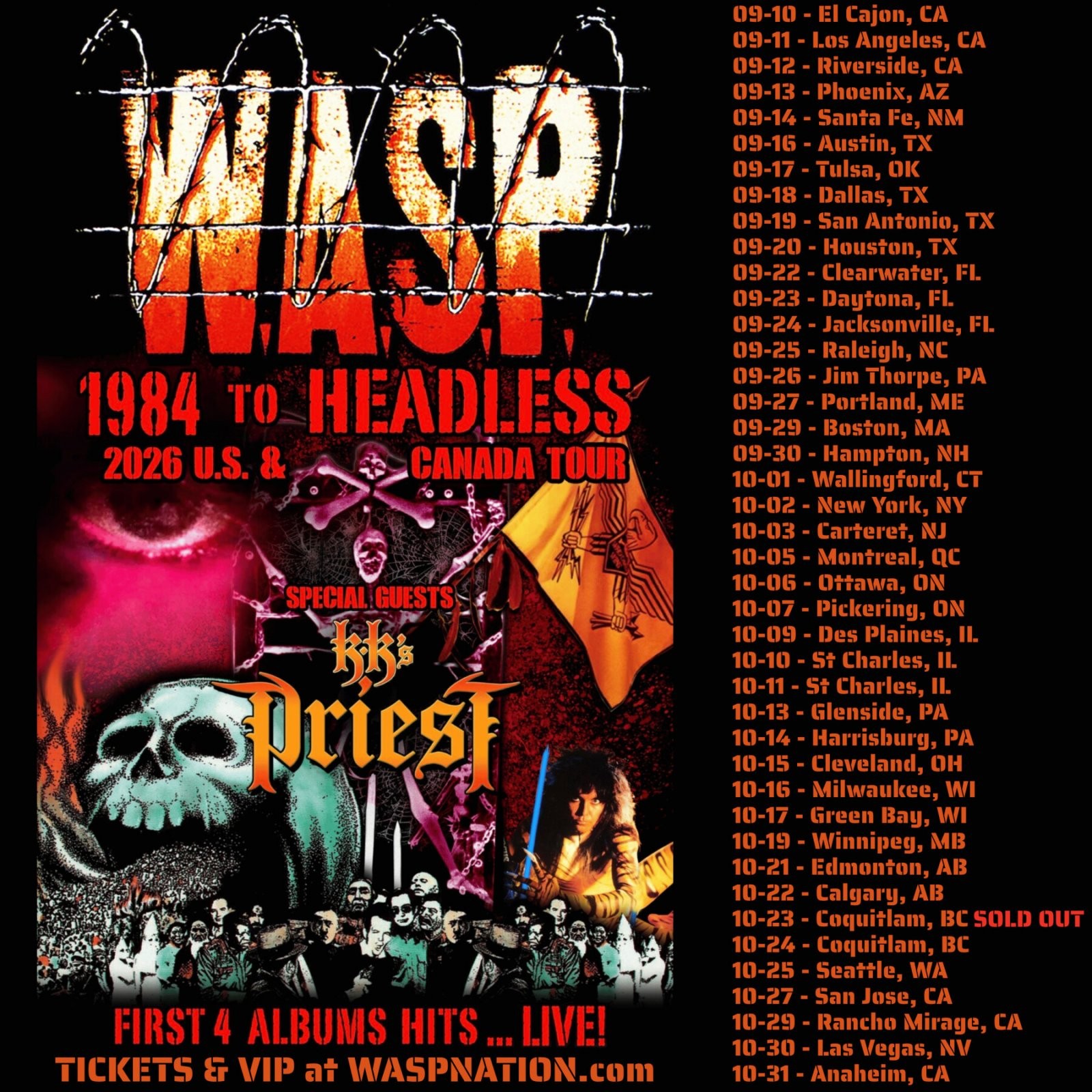 Photos: W.A.S.P. to Perform Rare Deep Cuts on 1984 TO HEADLESS Tour — photo 3 of 4