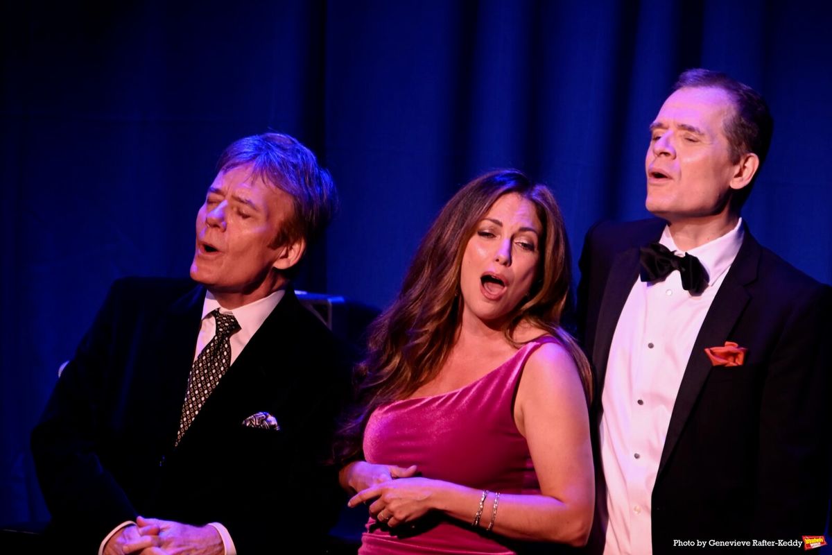 Eric Comstock, Hilary Kole  and Christopher Gines at Photos: OUR SINATRA A Musical Celebration Opens Off-Broadway