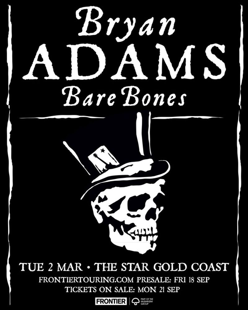 Photos: Bryan Adams Announces Second Sydney Show and Gold Coast BARE BONES Concert — photo 3 of 6