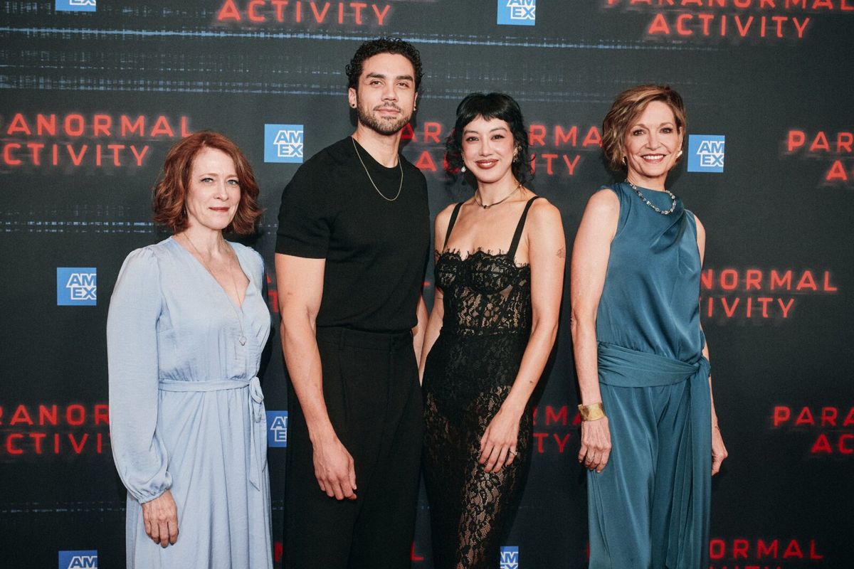 Eva Kaminsky, Travis A. Knight, Cher Álvarez, Shannon Cochran at Photos: PARANORMAL ACTIVITY Hosts Opening Gala Celebration