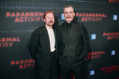 Director Felix Barrett and playwright Levi Holloway Photo