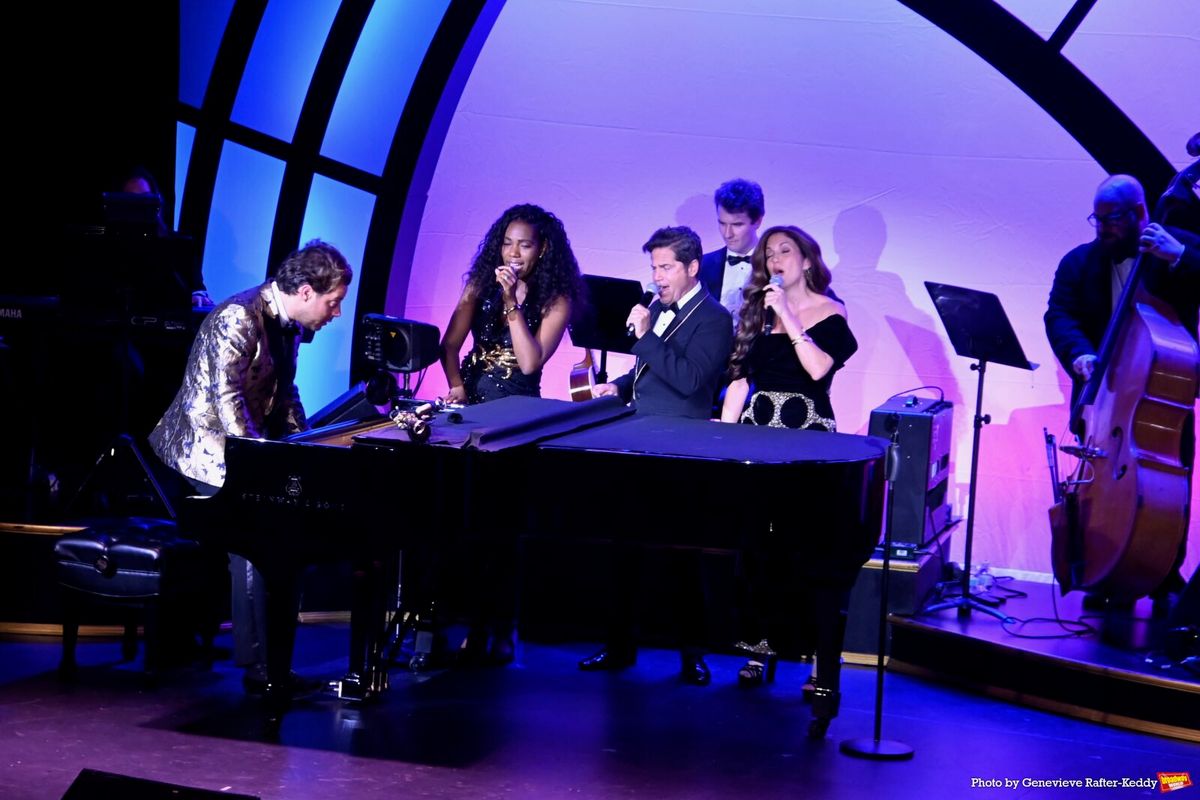 Adrian Galante, Meecah, John Pagano and Hilary Kole at Photos: GOING BACHARACH The Songs of an Icon Celebrates Opening Night