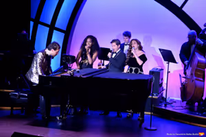 Adrian Galante, Meecah, John Pagano and Hilary Kole Photo