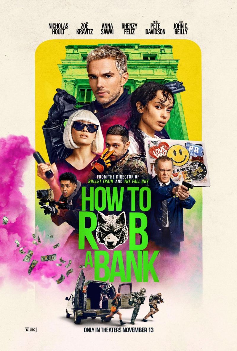 Photos: HOW TO ROB A BANK Trailer Debuts With Nicholas Hoult, Zoë Kravitz — photo 1 of 4