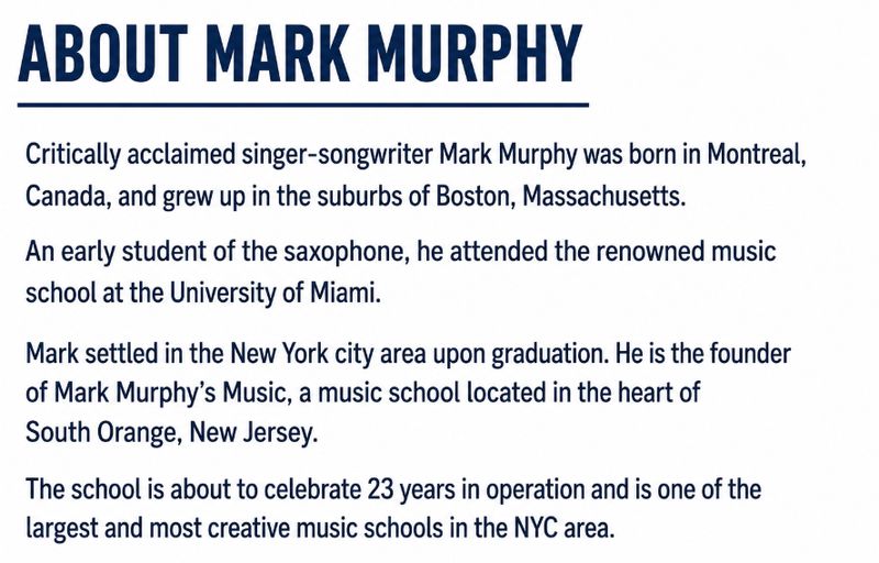 Photos: Mark Murphy to Release New Recording BY YOUR SIDE — photo 6 of 6