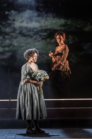 Jordan Loughran as Lucie Manette and Scarlett Brookes as Miss Pross A Tale of Two Cities Photo by Marc Brenner @ BroadwayWorld Jordan Loughran as Lucie Manette and Scarlett Brookes as Miss Pross A Tale of Two Cit Photo