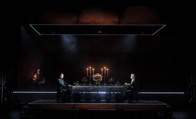 (L R) Roger Ringrose, Ed Sayer and Samuel Collings A Tale of Two Cities Photo by Marc Photo