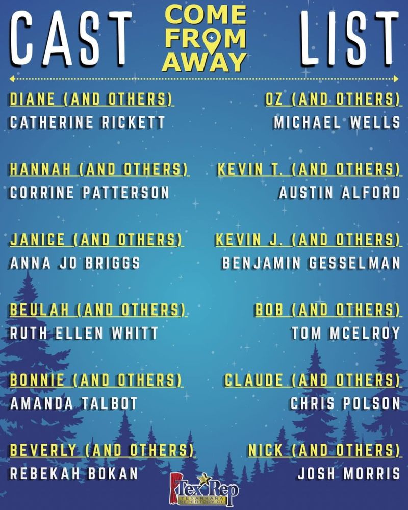 Review: COME FROM AWAY at Texarkana Repertory Company Image